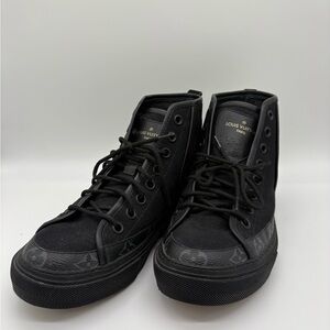 Louis Vuitton Monogram Black Sneakers